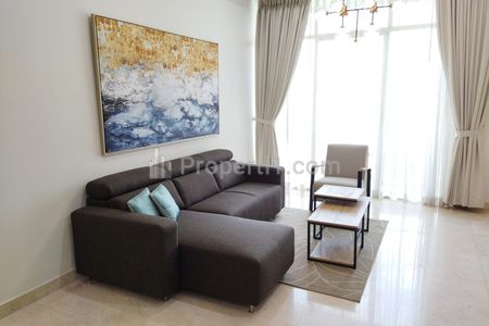For Rent Apartment Senayan Residence Type 3+1BR Size 151m2 Furnished Private Lift