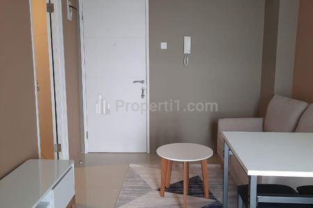 Disewakan Apartemen Bassura City Tower G Lantai 28 Unit AD (2BR Renov 1BR 1 Ruang Kerja), dekat Kuningan, Sudirman, Mal Kota Kasablanka