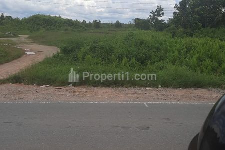 Dijual Tanah Luas 2 Hektar di Jalan Raya Sungai Pinyuh Anjungan Mempawah Kalimantan Barat, Lokasi Strategis Akses Terminal Internasional Kijing