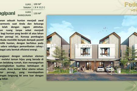 Dijual Rumah Modern Minimalis Fedora Park Suvarna Sutera, Sindang Jaya, Tangerang, Banten - LT 100 m2 LB 120 m2