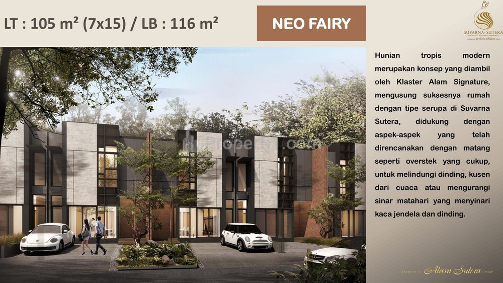 Dijual Perumahan Keren Terbaru Alam Signature di Suvarna Sutera Tangerang