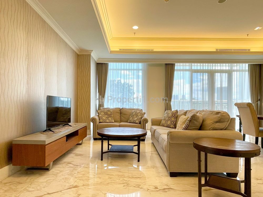 Jual Apartemen Botanica Simprug - 2 BR Full Furnished + Study Room + Maid Room, Kondisi Tersewa
