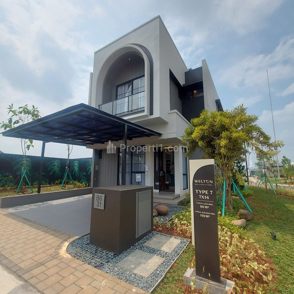 Dijual Rumah 2 Lantai di Cluster Welton at Hiera BSD City, Tangerang - 3 KT 3 KM