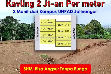 Dijual Tanah Kavling Tanah SHM 3 Menit dari Unpad Jatinangor Sumedang