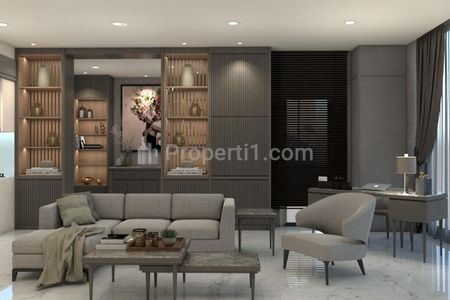 Jual Apartemen Mewah Senopati Suites Type 2+1BR 165m2 Full Furnished, dekat SCBD dan Ashta Mall