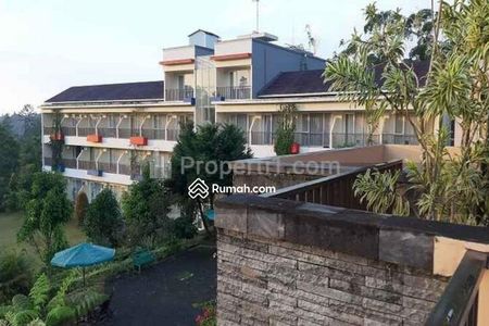 Jual Cepat Hotel Bagus Bintang 3 di Ciloto Puncak, Masih Operasional, Luas Tanah 12.000m2, 69 Kamar