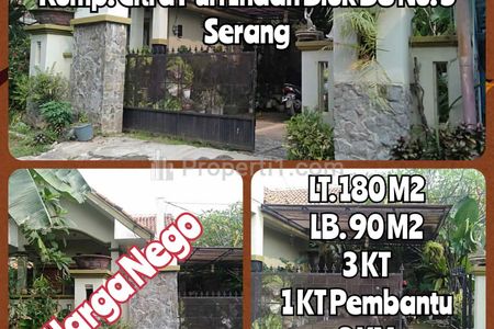 Jual Rumah Siap Huni di Komplek Citra Puri Indah Serang, Tanpa Perantara, Langsung Pemilik