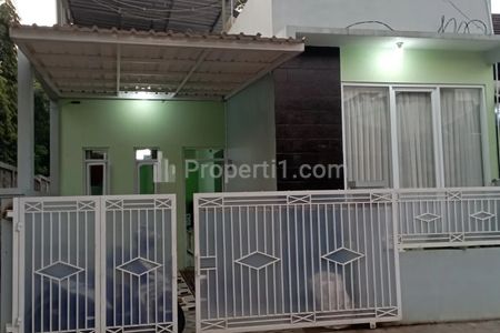 Jual Rumah Minimalis Hijau 1 Lantai di Kavling Nyalindung, Cimahi Utara, Cimahi, Jawa Barat