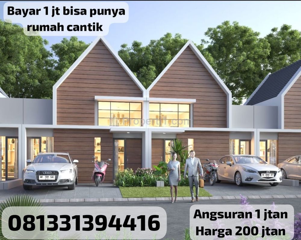 Jual Rumah Murah DP 0% Free Biaya-Biaya di Cerme Gresik Jawa Timur - The Queen Residence