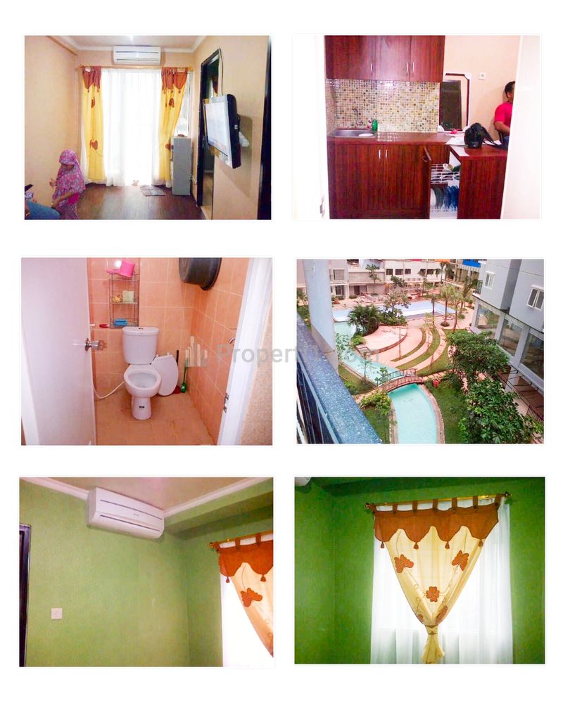 Jual Murah BU Apartemen Paragon Village Karawaci Tangerang Type 2 BR Semi Furnished Lantai Rendah