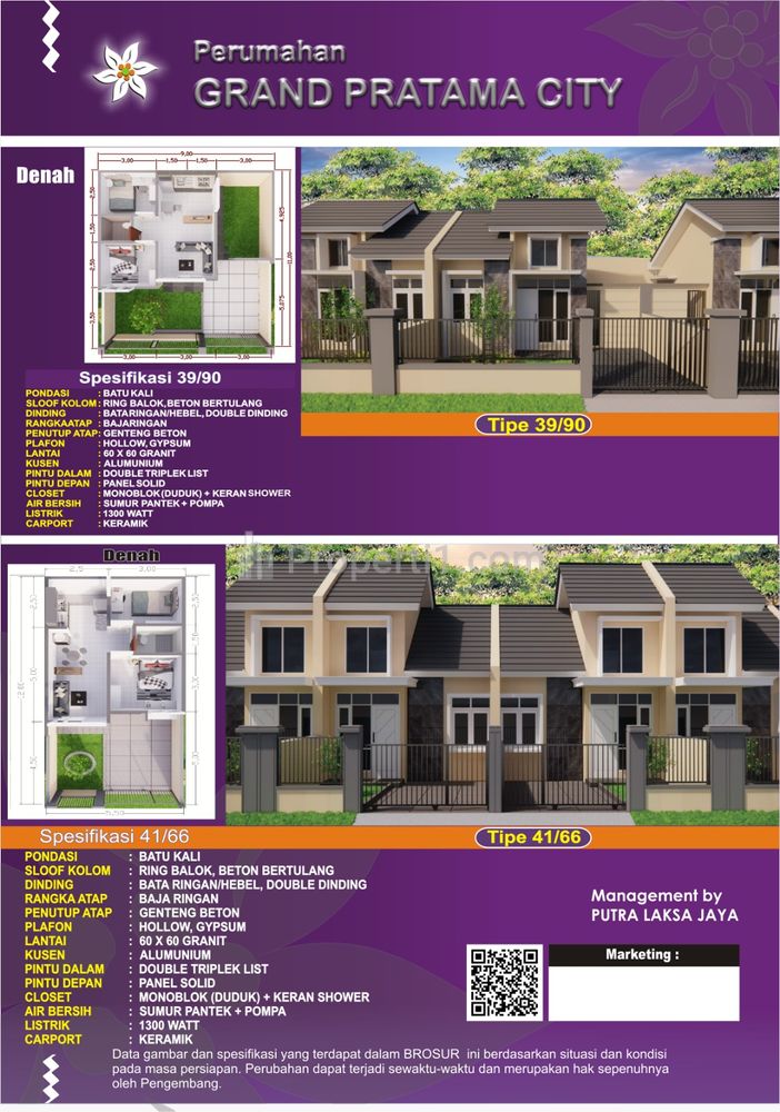 Dijual Rumah Cluster di Ejip Cikarang Selatan - Grand Pratama City