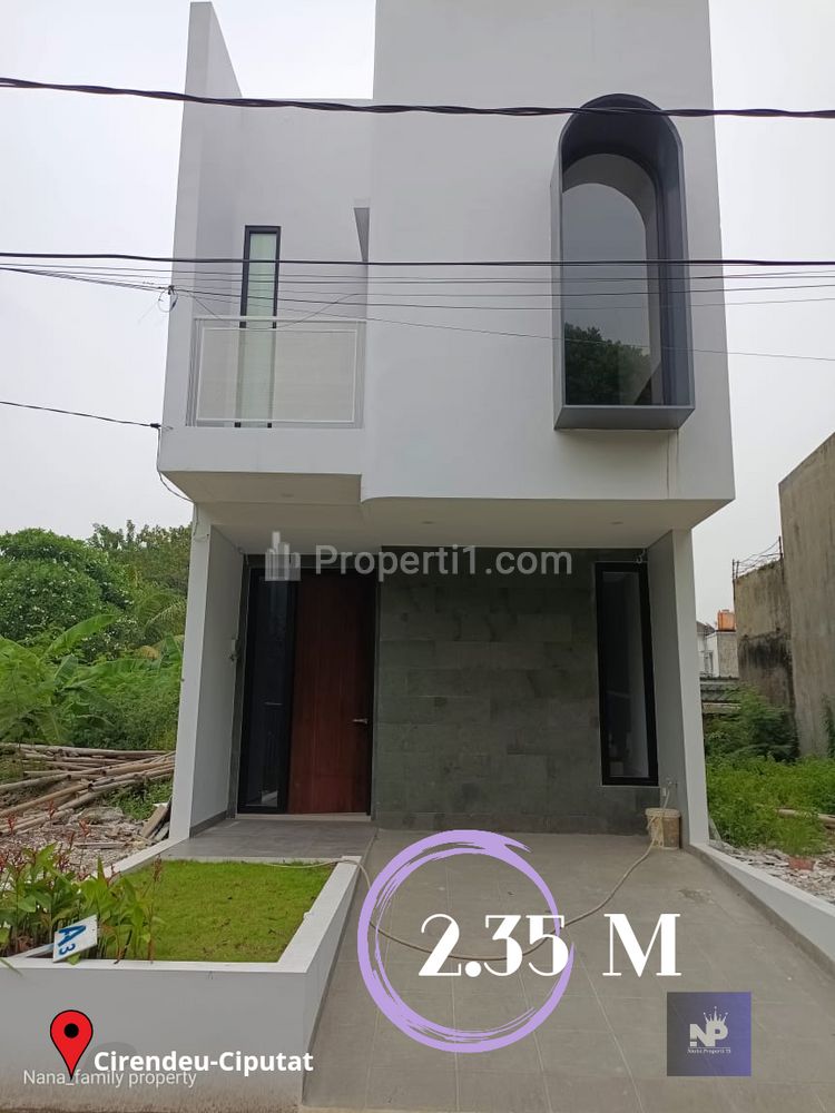 Dijual Rumah Cluster dengan Prestige Design Concept Hanya 6 Unit di  Cirendeu Ciputat Tangerang Selatan