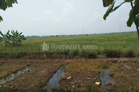 Tanah Dijual untuk Perumahan Subsidi di Pinggir Jalan Katimaha Karangsetia Bekasi