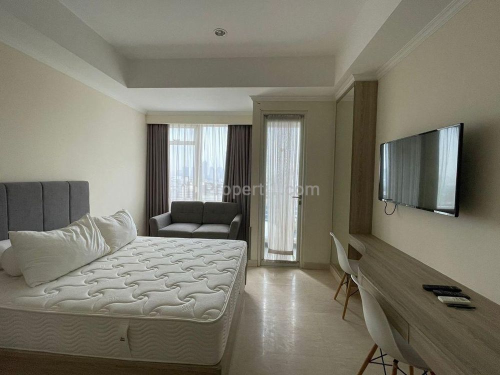 Jual Apartemen Menteng Park Tower Sapphire Type Studio Full Furnished, dekat TIM, RSCM, Bunda Hospital, dan Kampus UI Salemba