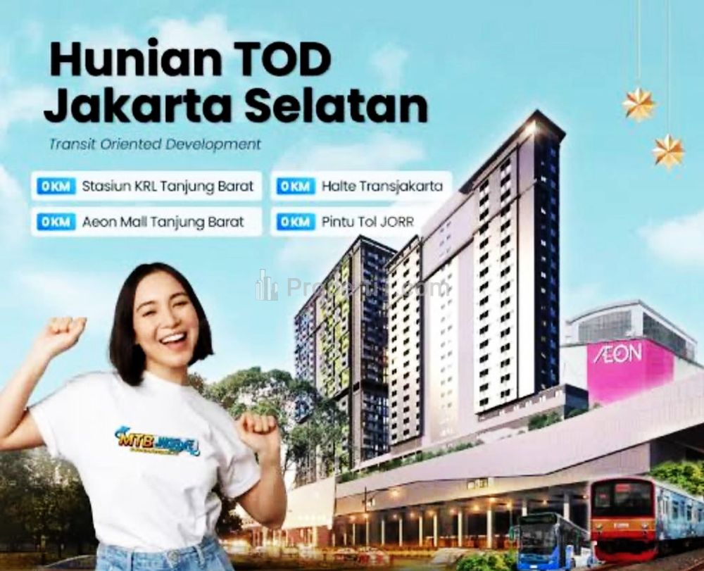 Jual Apartemen Mahata Tanjung Barat Dekat Stasiun Tanjung Barat, AEON Mall Tanjung Barat, Universitas Jagakarsa, 18 Office Park, Antam Office