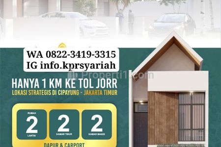 Dijual Rumah Baru Strategis di Cipayung Jakarta Timur Akses dekat Tol JORR