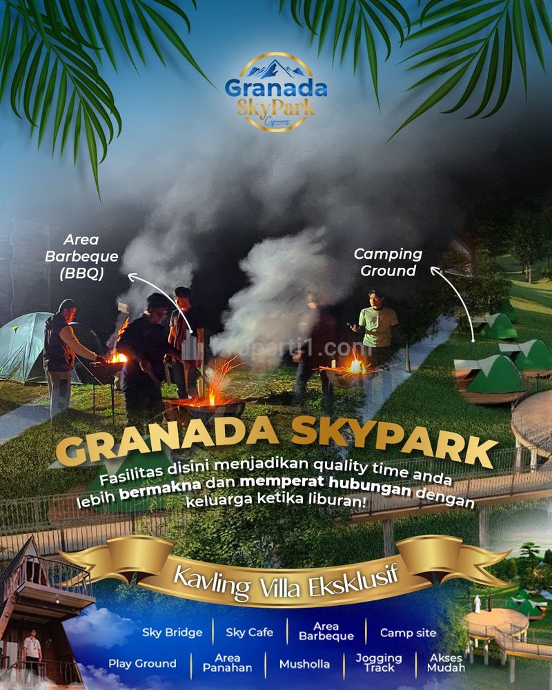 Jual Tanah Kavling Wisata dengan View City yang Menawan di Granada Sky Park, Ciwalen, Sukaresmi, Cianjur
