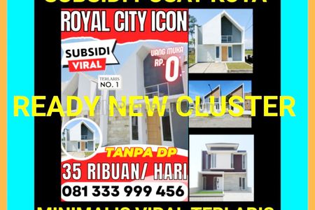 Jual Rumah Baru Royal City Icon di Jember Dekat Kampus UIJ, Lippo Plaza Jember