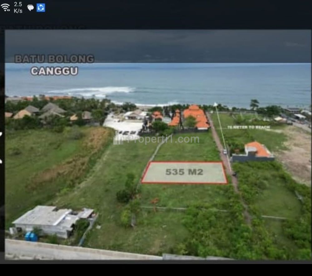 Dijual Cepat BU Tanah Kosong di Canggu Bali