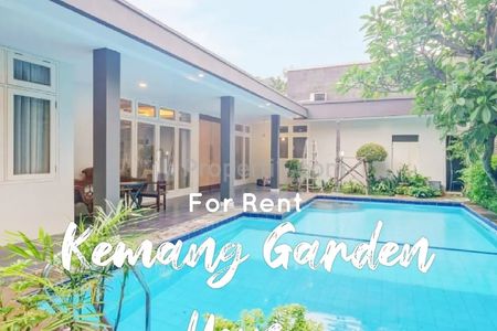 Sewa Rumah Furnished Private Pool di Kemang Jakarta Selatan