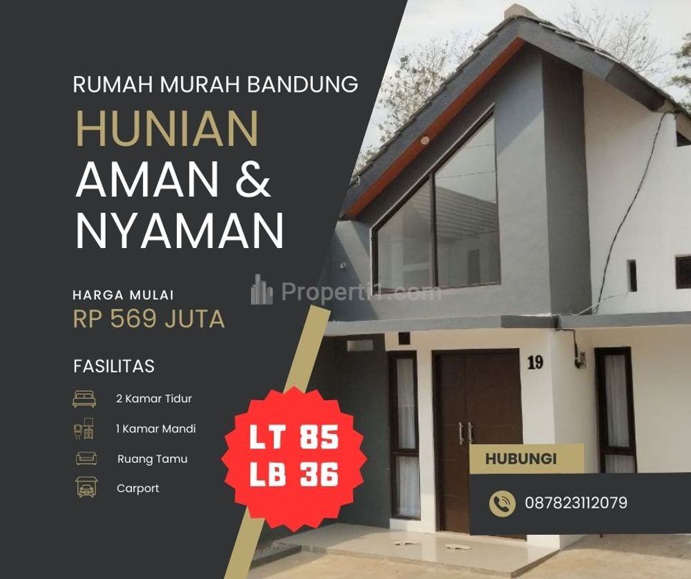 Dijual RUMAH MURAH DI BANDUNG!!! Hunian untuk Menikmati Keindahan dan Udara Sejuk Pegunungan