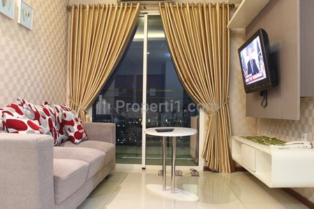 Sewa Apartemen Thamrin Residence dekat Mall Grand Indonesia Jakarta Pusat - 2 Bedroom Fully Furnished & Good View