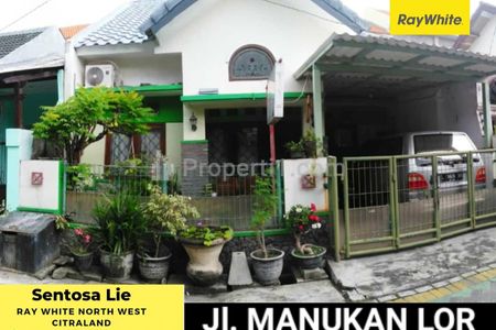 Dijual Rumah 1,5 Lantai di Jl. Manukan Lor, Tandes, Surabaya Barat - Rangka GALVALUM
