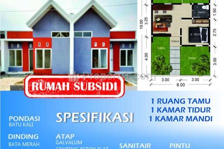 Jual Rumah Subsidi di Bakalan, Bululawang, Malang - Assalam Residence