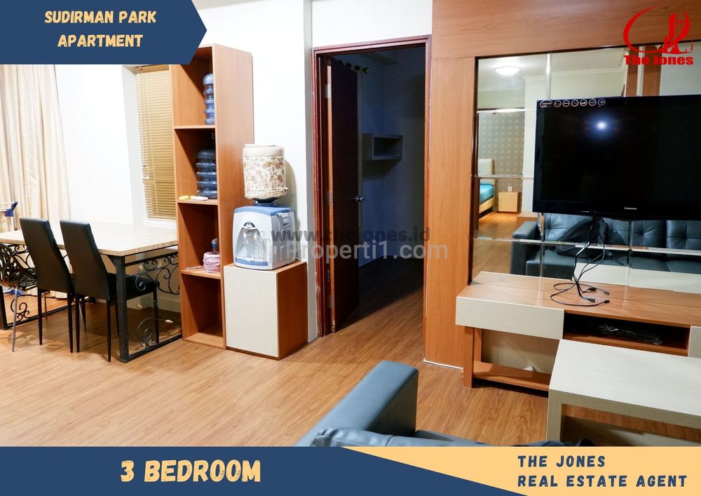 Sewa dan Jual Apartemen Sudirman Park – 3+1 Bedroom, Comfortable, Clean, and Strategic Unit