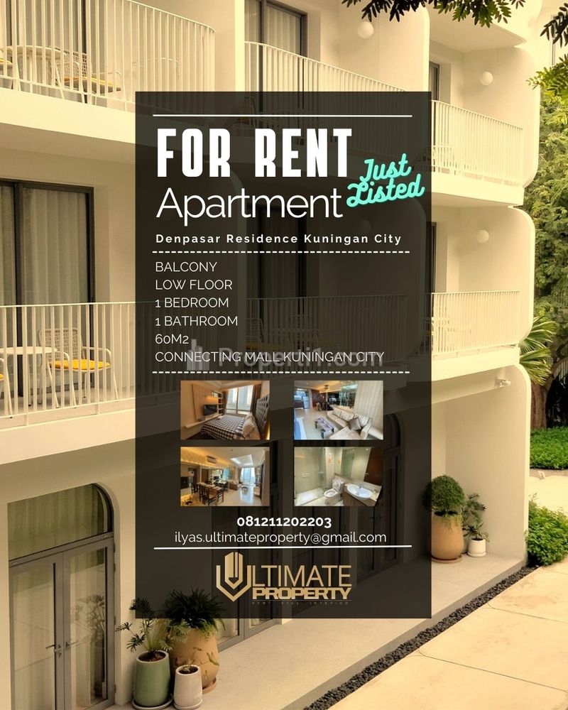 Sewa Apartemen Denpasar Residence - 1 Bedroom Fully Furnished
