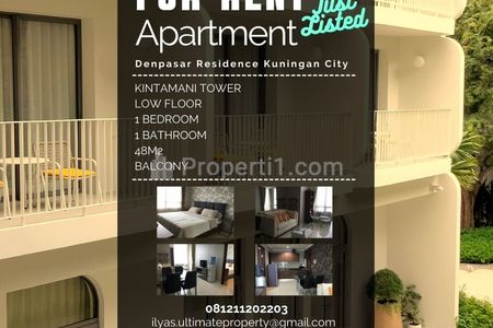 Sewa Apartemen Denpasar Residence - 1BR Fully Furnished