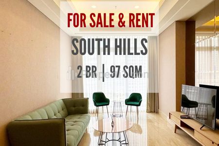 Jual/Sewa Apartemen South Hills Jakarta Selatan Type 2BR 97m2, By Inhouse South Hills, Direct Owners, Also Available Another Size Yani Lim 08174969303