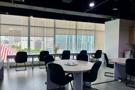 Sewa Kantor/Office Space Equity Tower di SCBD Sudirman Jakarta Selatan Luas 189m2 Furnished