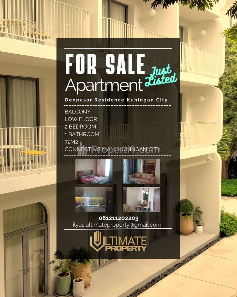 Jual Apartemen Denpasar Residence Kuningan City - 2 Kamar Tidur Fully Furnished