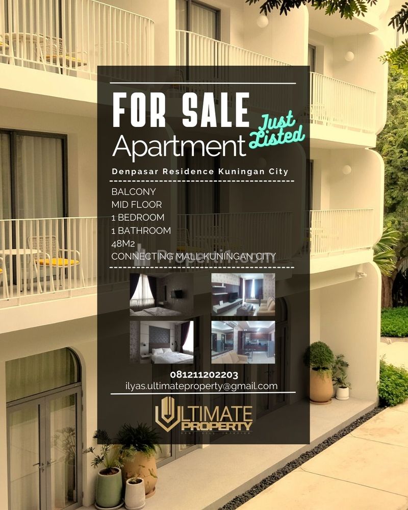 Jual Apartemen Denpasar Residence Kuningan City - 1 Bedroom Fully Furnished