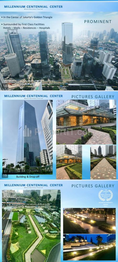 Dijual Gedung Millenium Centenial Center di Setiabudi, Jakarta Selatan
