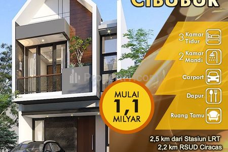 Dijual Rumah Cluster Strategis di Cibubur Ciracas Jakarta Timur