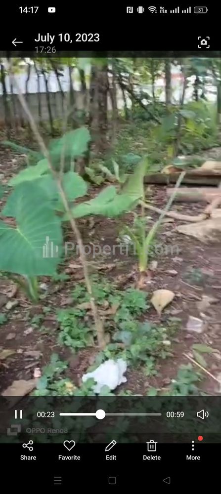 Dijual Tanah Kosong Luas 800m2 di Cidokom Gunung Sindur Bogor