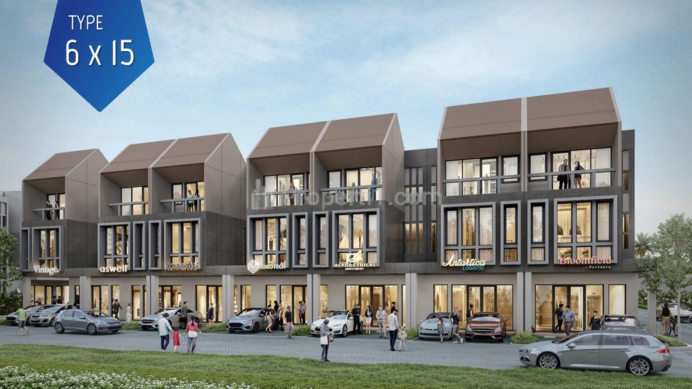 Dijual Ruko Delrey Biztown di BSD City Tangerang