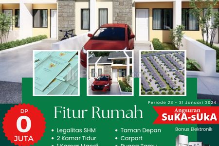 Dijual Rumah di Perumahan Bumi Ngoro Sakinah Permai, Jombang, 5 Menit Puskesmas Ngoro, Jawa Timur (SHM)