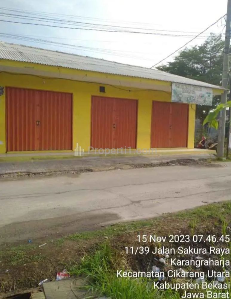 Jual Cepat 3 Kios Grand Cikarang City 1 (CINITY) Luas Tanah 90 m²