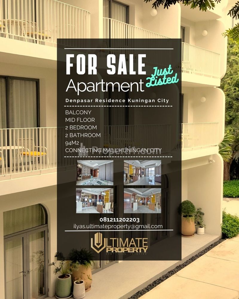 Jual Apartemen Denpasar Residence Kuningan City 2+1 Bedrooms