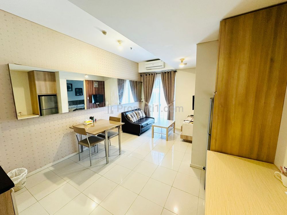 Disewakan Apartemen Cosmo Terrace Thamrin City 1 Kamar Tidur Fully Furnished, Dekat Pasar Tanah Abang, Grand Indonesia, dan Plaza Indonesia