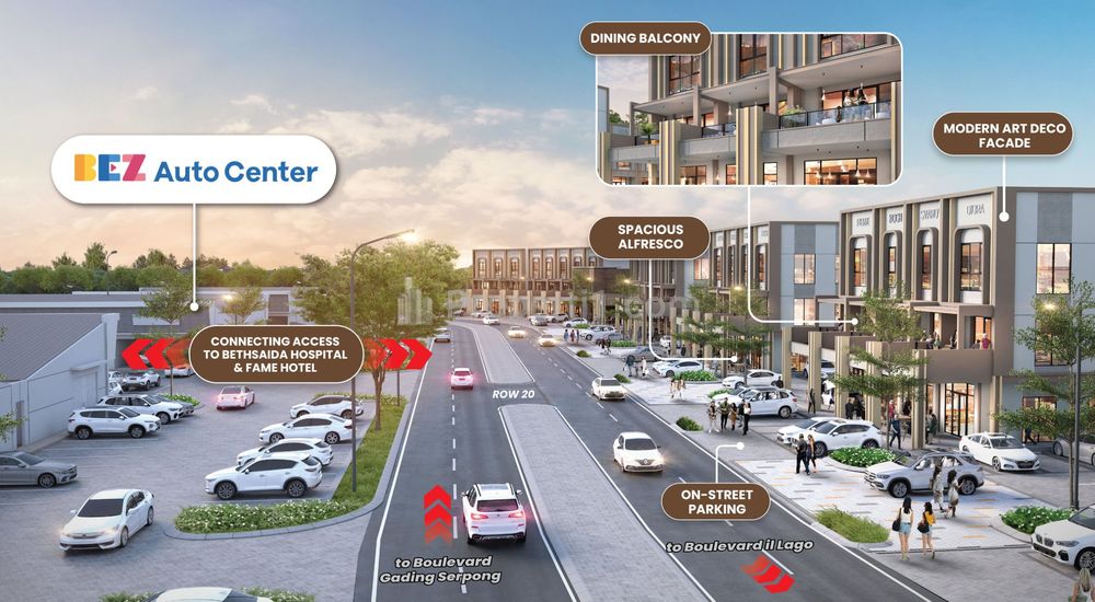 Dijual Ruko Illago Grande Lokasi Strategis di Gading Serpong Tangerang