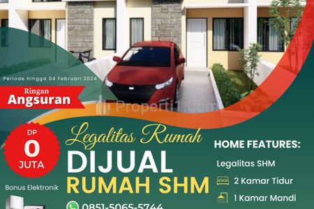 Rumah Dijual Murah di Bawah 200 Juta, 5 Menit ke SMPN 1 Ngoro Jombang, Jawa Timur - WA : 0851-5065-5744