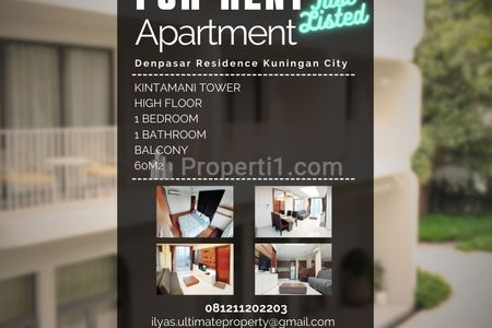 Sewa Apartemen Denpasar Residence - 1 Bedroom Fully Furnished