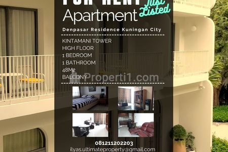 Sewa Apartemen Denpasar Residence Kuningan City 1 Bedroom Fully Furnished