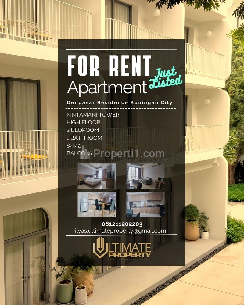 Sewa Apartemen Denpasar Residence Kuningan City 2 Bedrooms Fully Furnished
