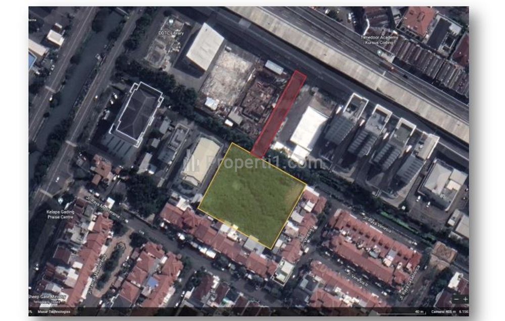 Jual Tanah Kosong di Kelapa Gading Jakarta Utara, Harga Murah Tidak Ada Lawan
