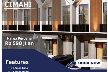 Jual Hunian Eksklusif Harga Promo Hanya 8 Unit 2 Lantai di Kolonel Masturi View Kota Cimahi